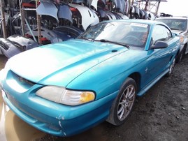 1995 FORD MUSTANG TEAL CPE 3.8L MT F18020